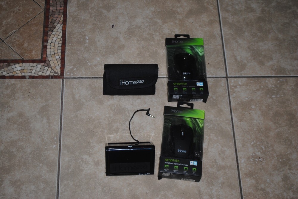 ihome graphic optical mouse and speaker