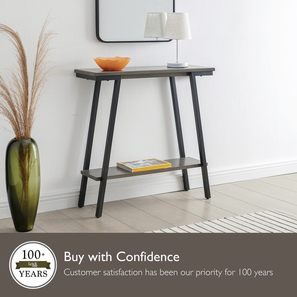 Pemberly Row Contemporary Multi-Functional Console Table in Gray