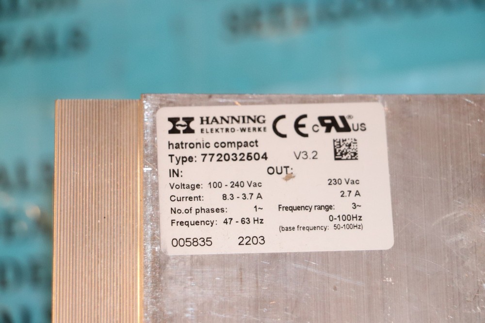 ELOMA EL2002608 Frequency Converter Kit New