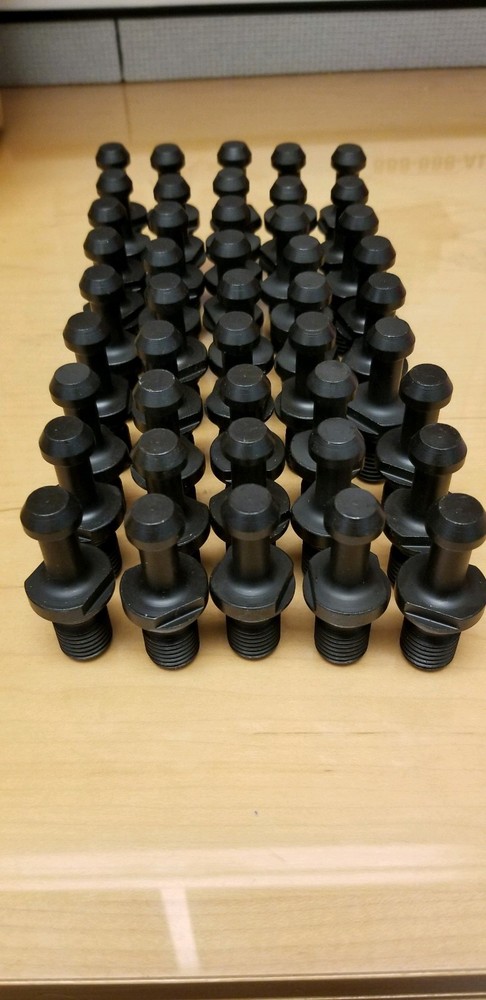 retention knobs cat 40 pull studs, new, 9 pcs/ lot, long neck 5/8-11 style