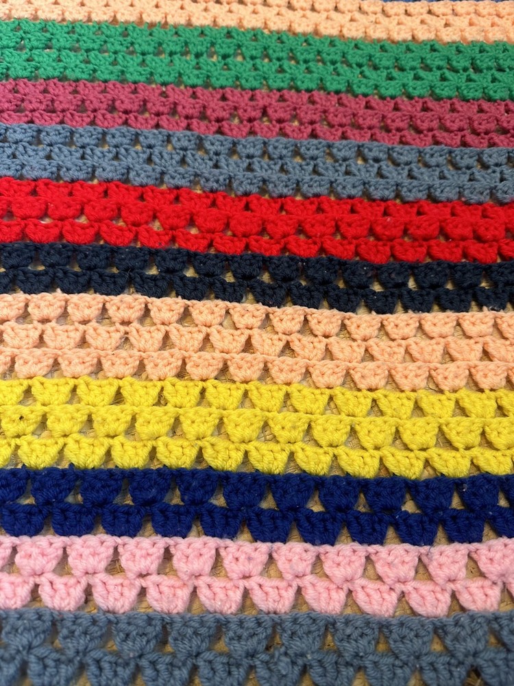 Crochet Afghan Throw Blanket 5x3'