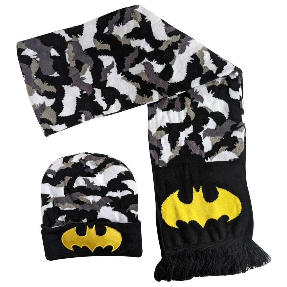 BATMAN beanie and scarf boxset by difuzed