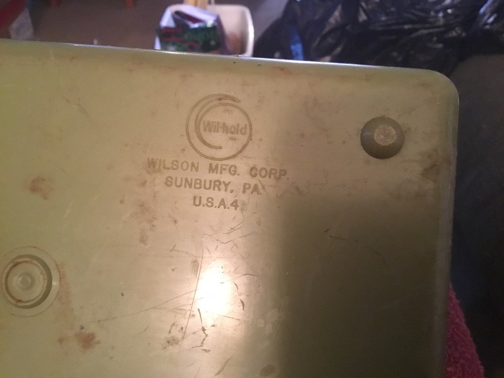 Green Plastic Carry Along Box