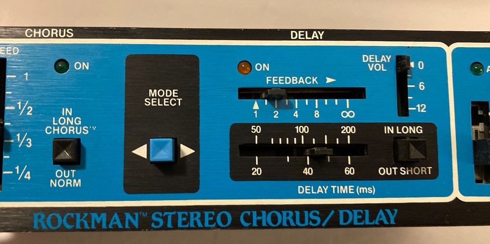 Rockman Stereo Chorus/Delay Micro Rack Guitar Module 1986 Tom Scholz SR&D Tested