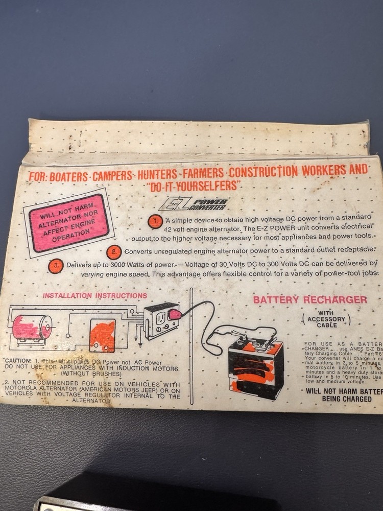 Anes Electronics E-Z Power Converter -110V