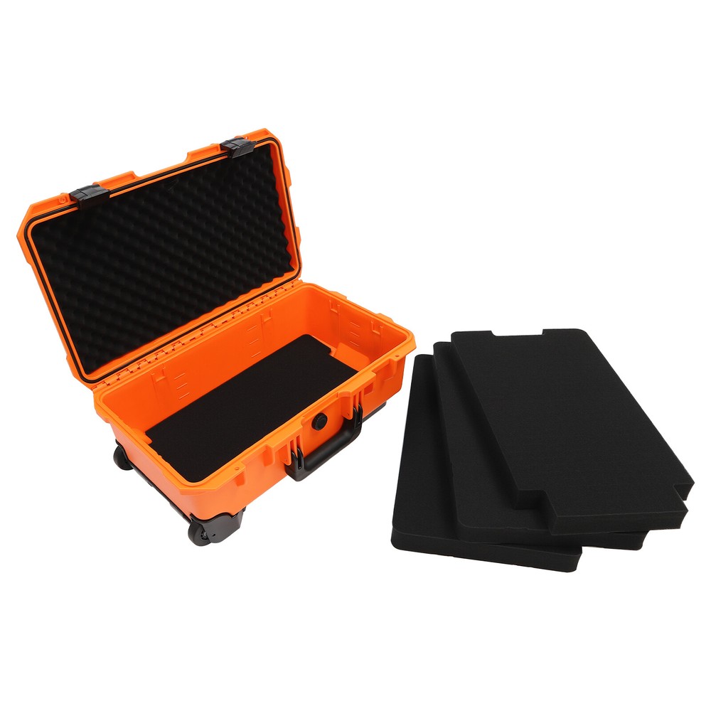 22" Multi-Purpose Camera Box Storage Protect Roller Hard Carry Case Waterproof