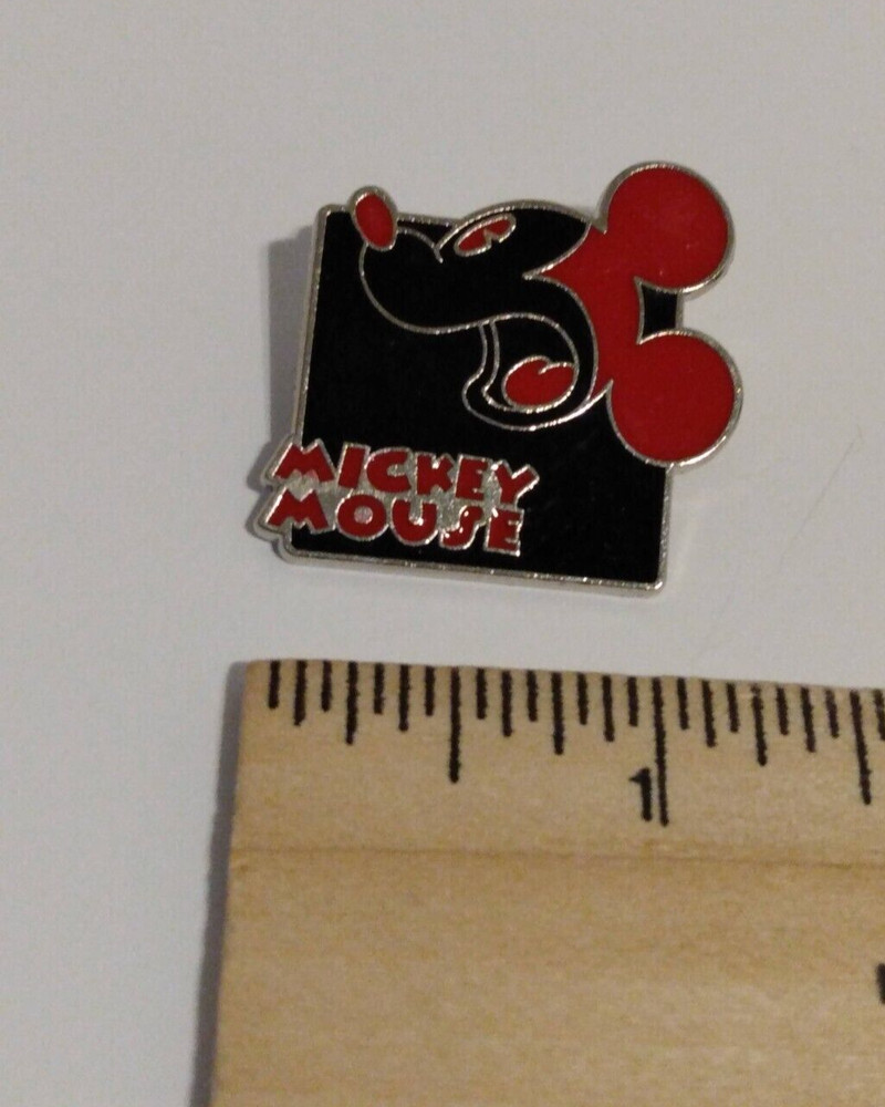 MICKEY MOUSE Face Red Black 2013 Lapel Pin Trading
