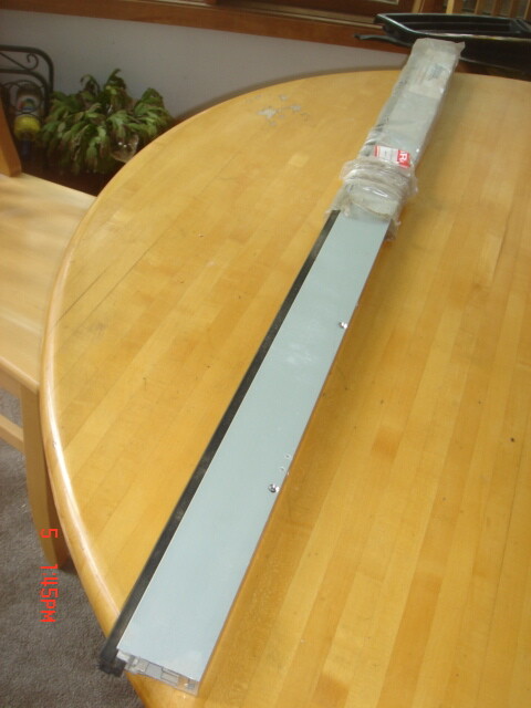 Brand New Clear Anodized 48” Reese Automatic Door Bottom