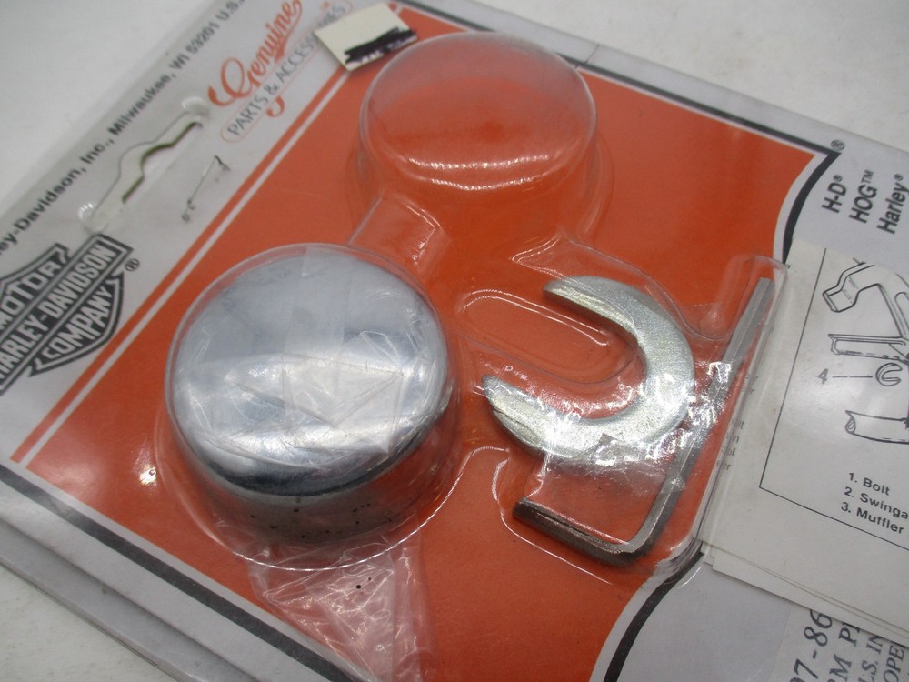 Harley Davidson Genuine Swing Arm Pivot Covers 43897-86B