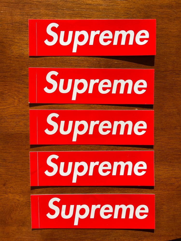 Supreme Classic Red Box Logo Sticker Authentic (Ships with tracking)