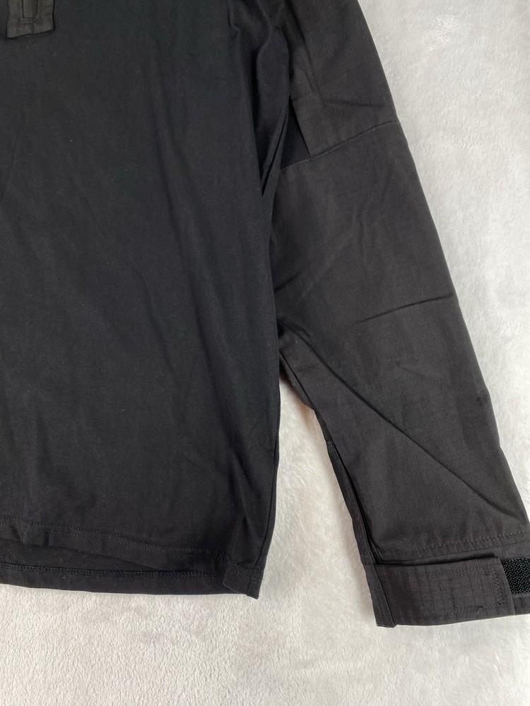 Alder Pullover Men's Large Black Tactical Combat 1/4 Zip Fleece Mid Layer