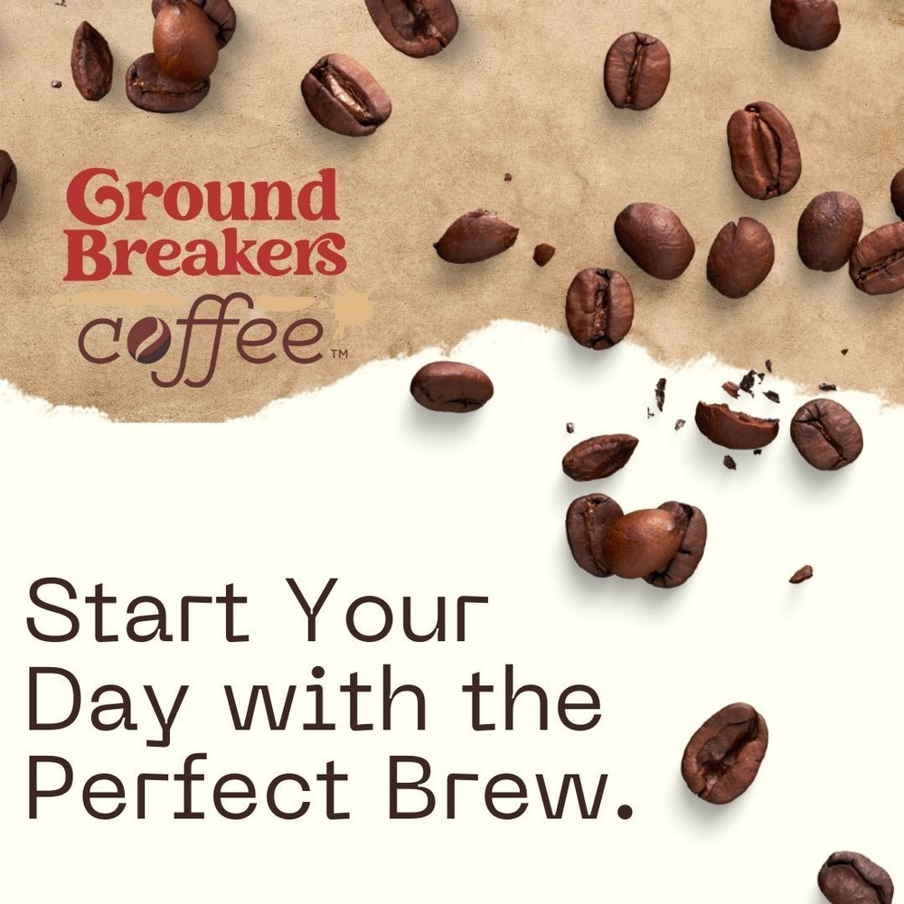GroundBreakers Coffee Cool Beans Medium Roast Drip Specialty Grade 12 oz
