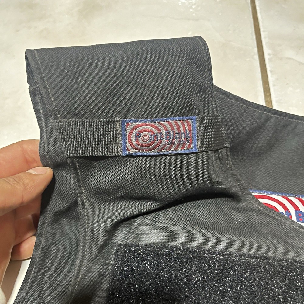 Point Blank Removable Outer Shell Carrier Tactical Vest With Inserts Black Large