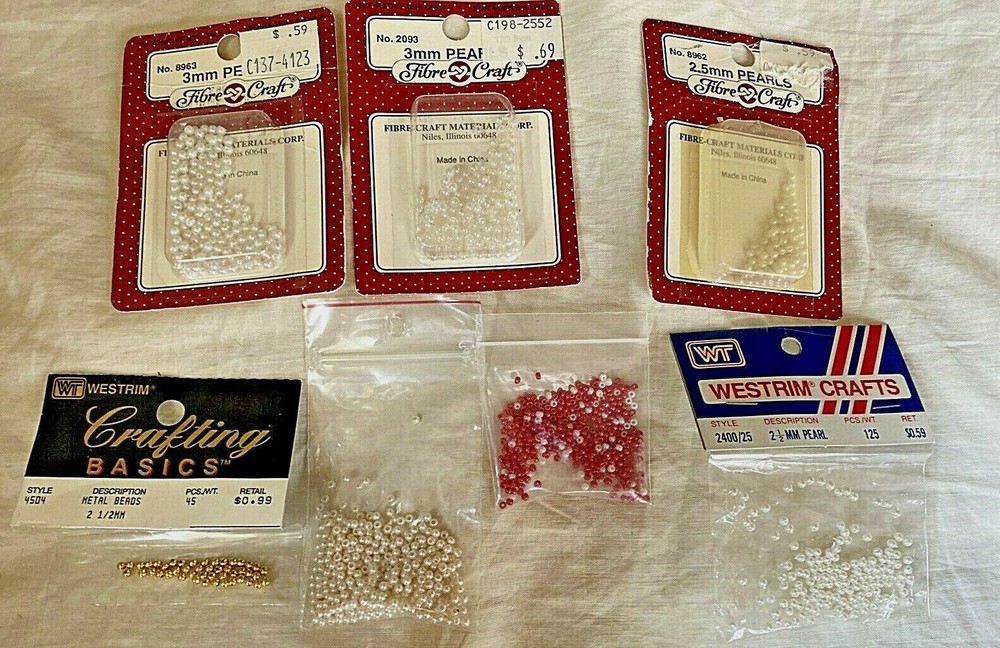 NEW Crafting Beads for Needlework and Assorted Projects