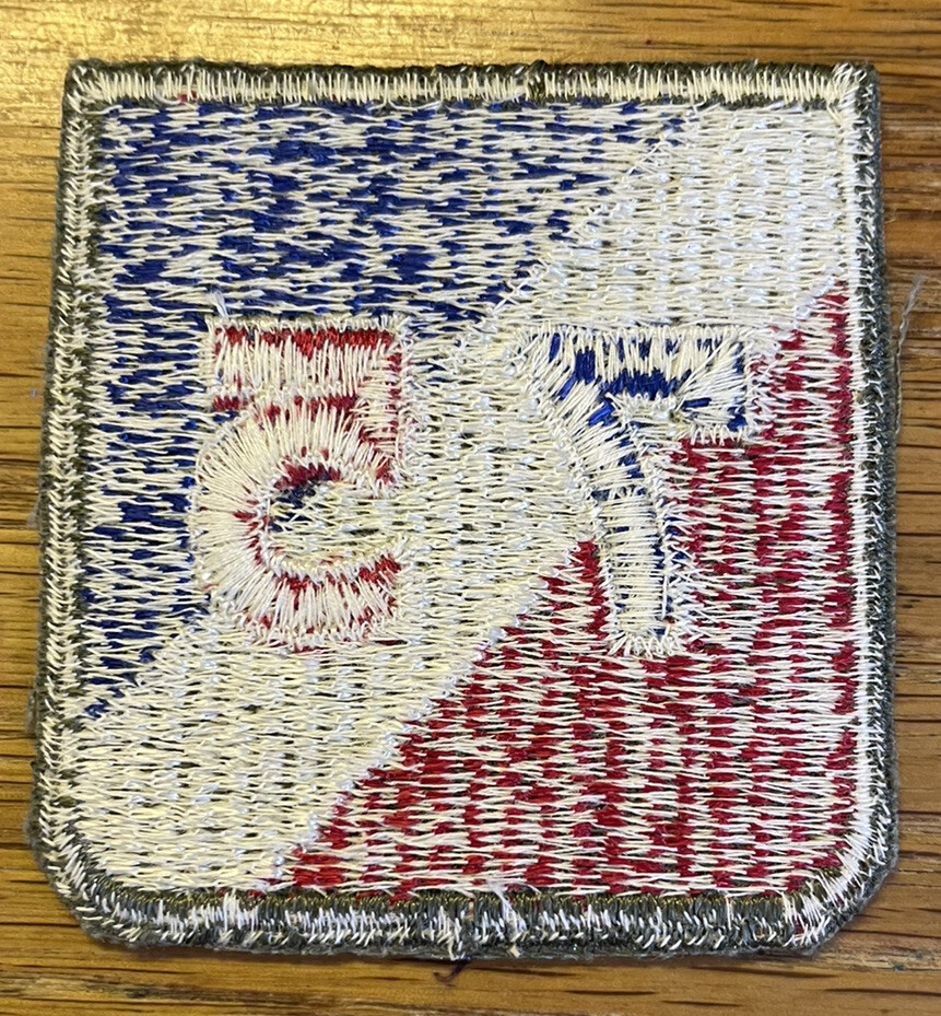 ORIGINAL WWII - U.S. 75th DIVISION PATCH CUT EDGE