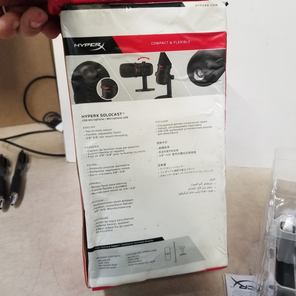 HyperX SoloCast USB Gaming Microphone - Black (4P5P8AA)