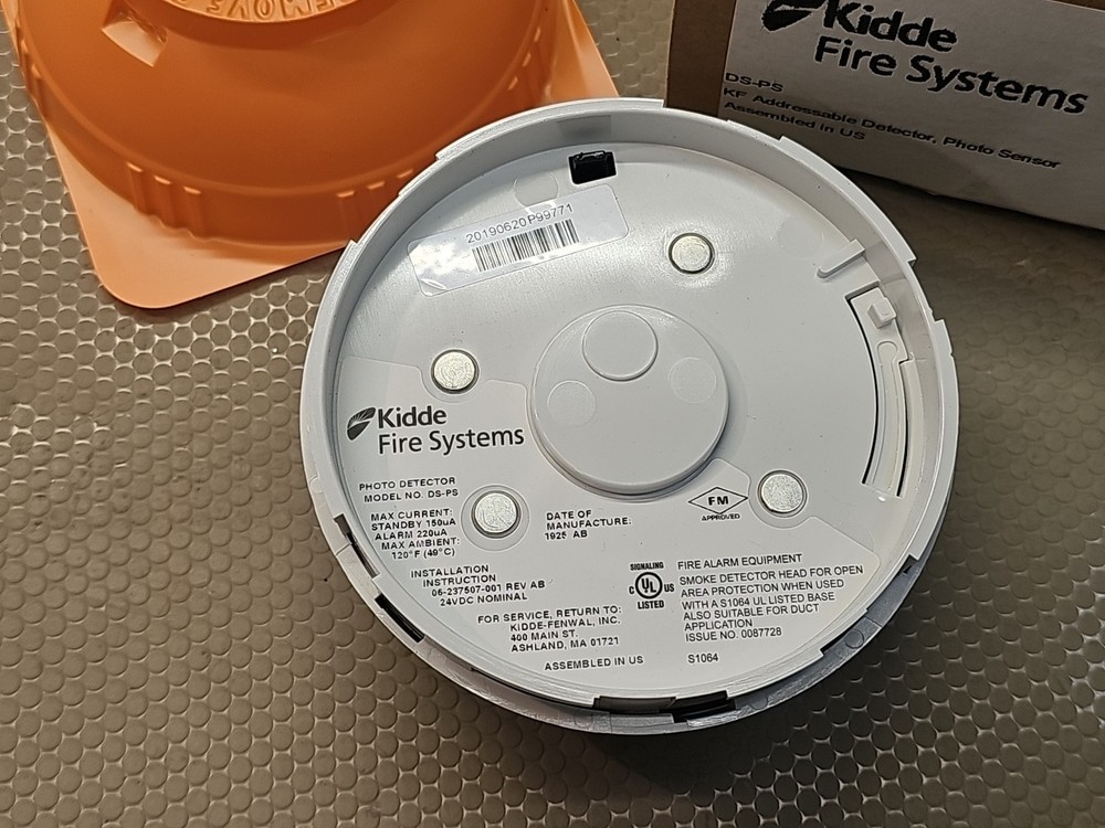 KIDDE FIRE SYSTEMS DS-PS PHOTO DETECTOR NEW