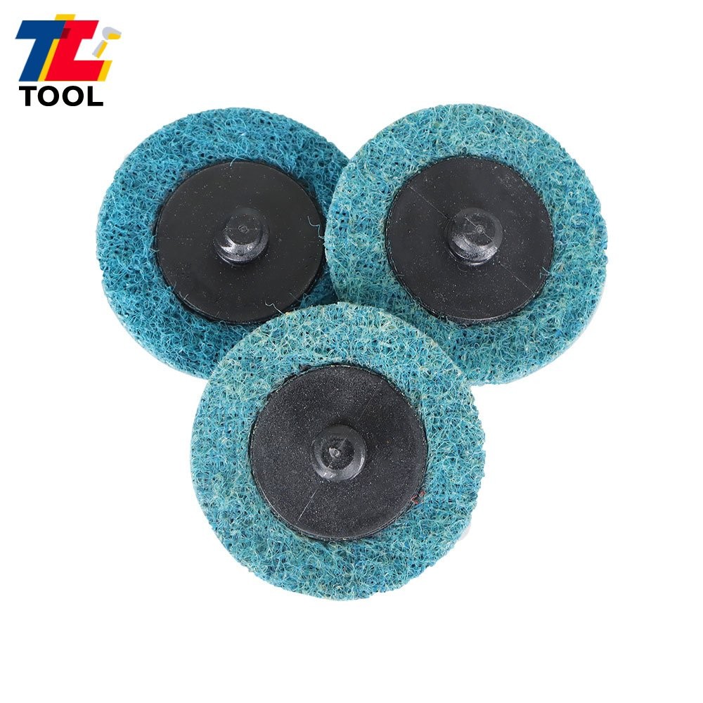 50Pcs 2" Fine Surface Conditioning Discs Roll Lock Grinder Sanding Pads
