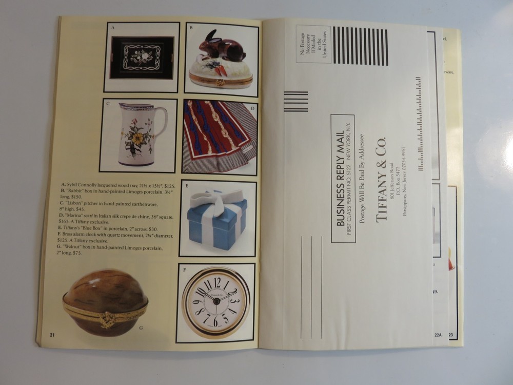 Tiffany & Co. ~ Summer Selections 1990 Catalog