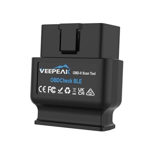 OBDCheck BLE Bluetooth OBD II Scanner for iOS & Android, Car Wireless Check