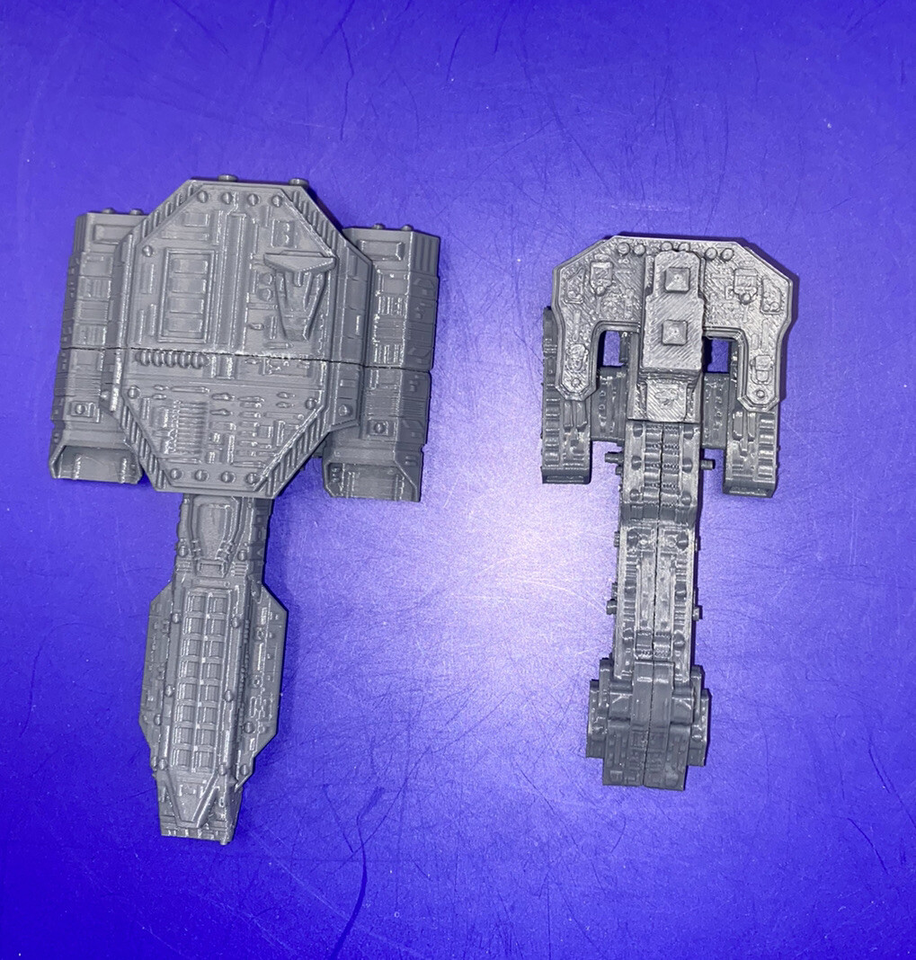 Stargate SG1 Compatible - Tau'ri (Earth) X-303 & X-304 Daedalus Battlecruiser
