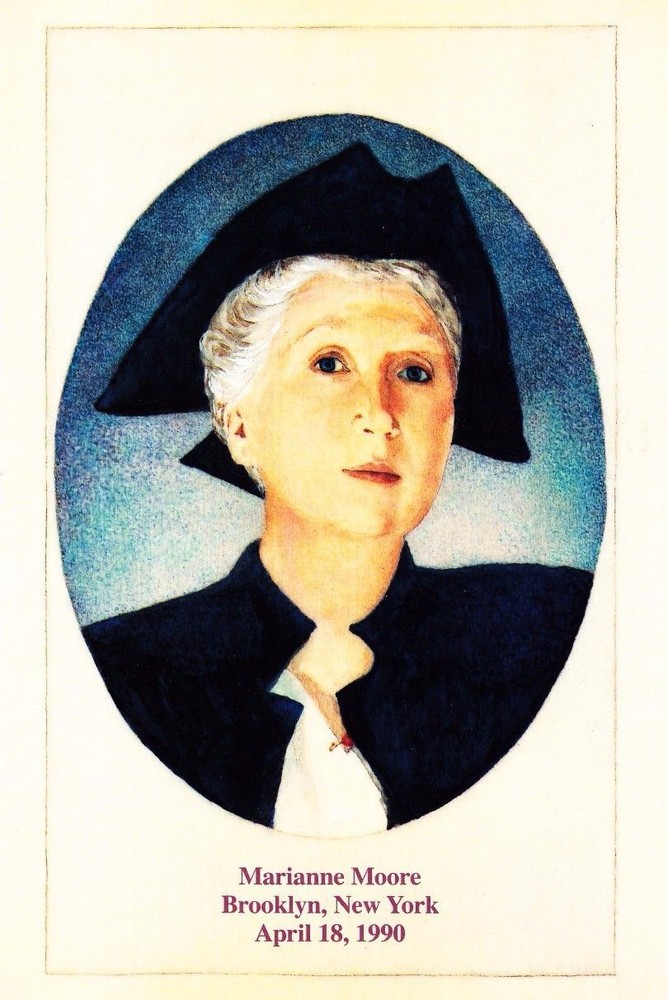 USPS FDC Ceremony Program #2449 Marianne Moore Poetry Baseball Dodger Fan 1990