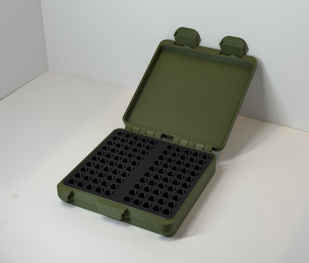 9mm Ammo Box - 100 Round Capacity (Pack of 2!)