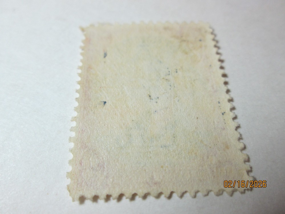 "BERMUDA" 2 D STAMP. "LUCIE". MINT BAD GUM.