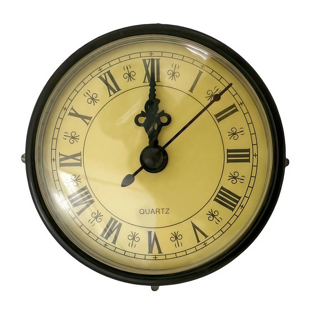 80MM Quartz Clock Insert with Comfortable Readability and Roman Numerals
