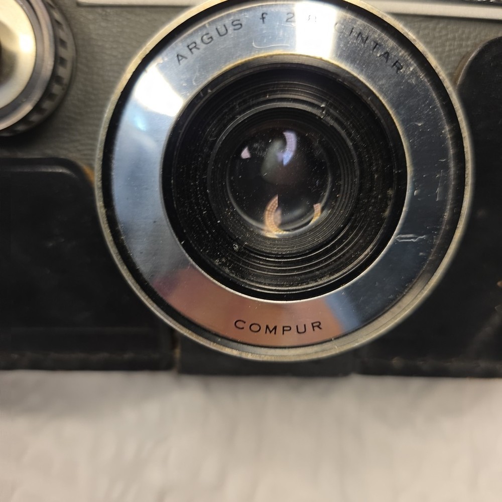 Argus Autronic I 35mm Film Camera With Case Untested