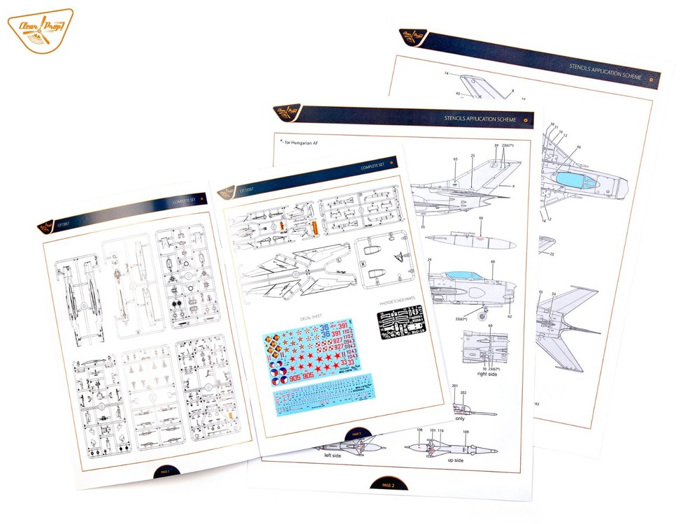 1/72 Clear Prop! CP72057MiG-19PM plastic model kit