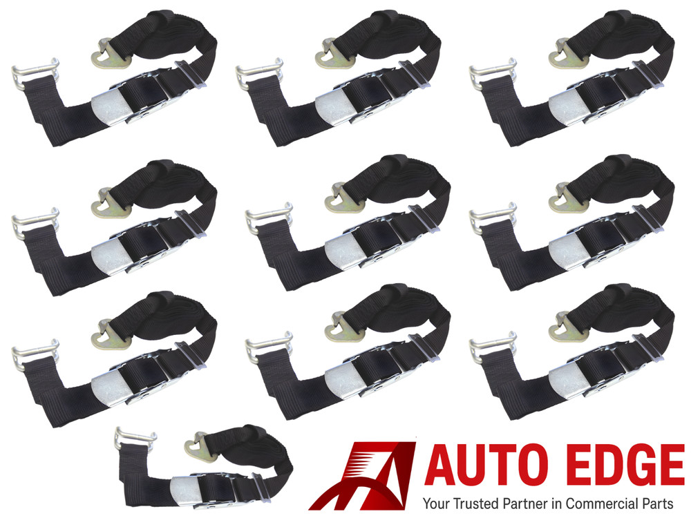 10 X Heavy Duty Internal Cargo Load Strap | Securing & Retaining Tie Down Belt