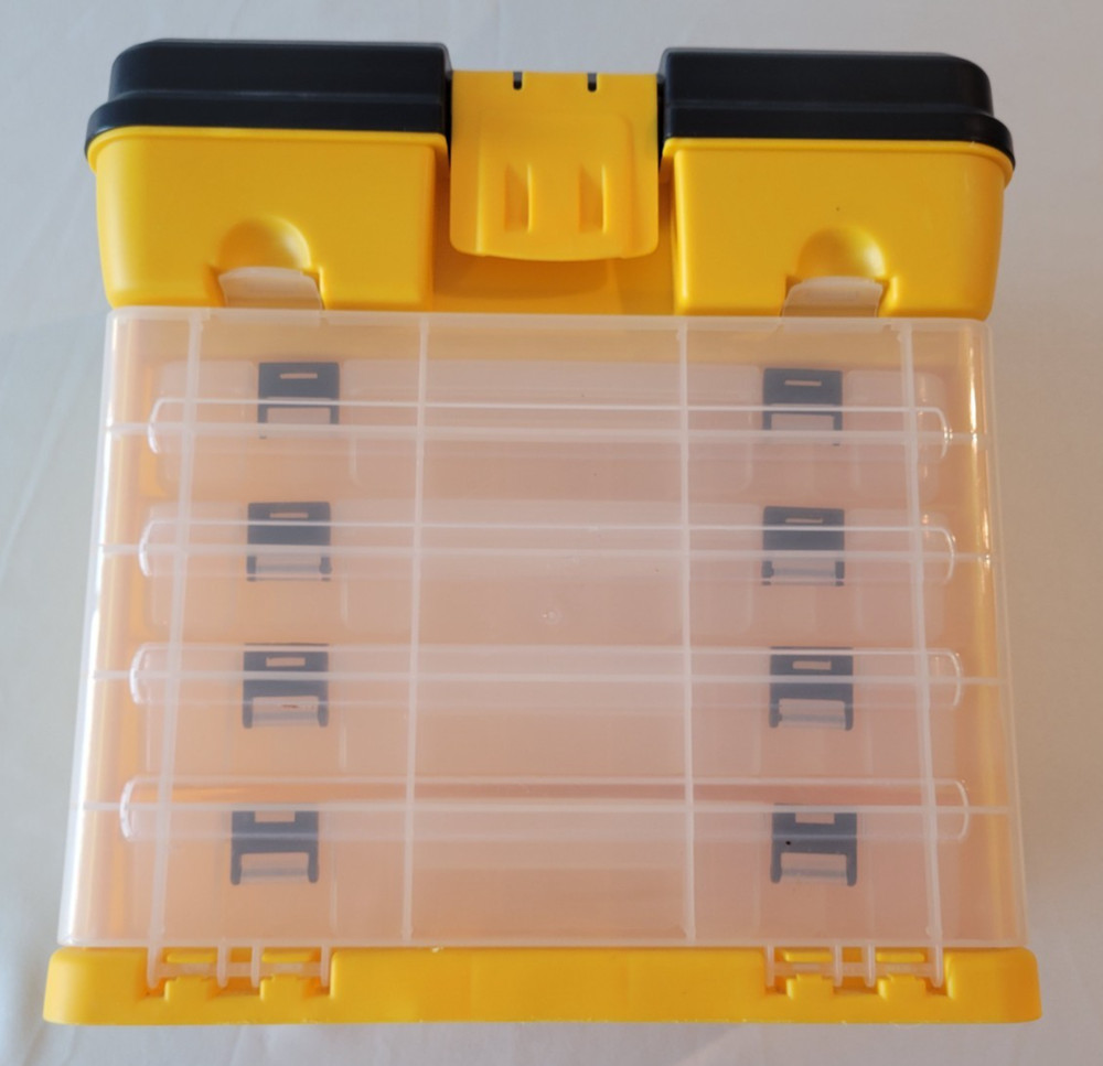 Plastic Tool Storage Organizer Box 4 Drawer Utility Craft Case Handle Portable