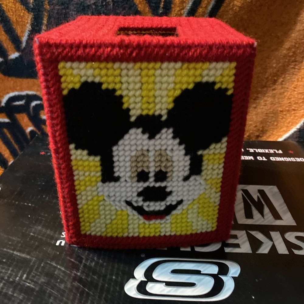 Mickey Mouse Tissue Cover Handmade New Plastic craft