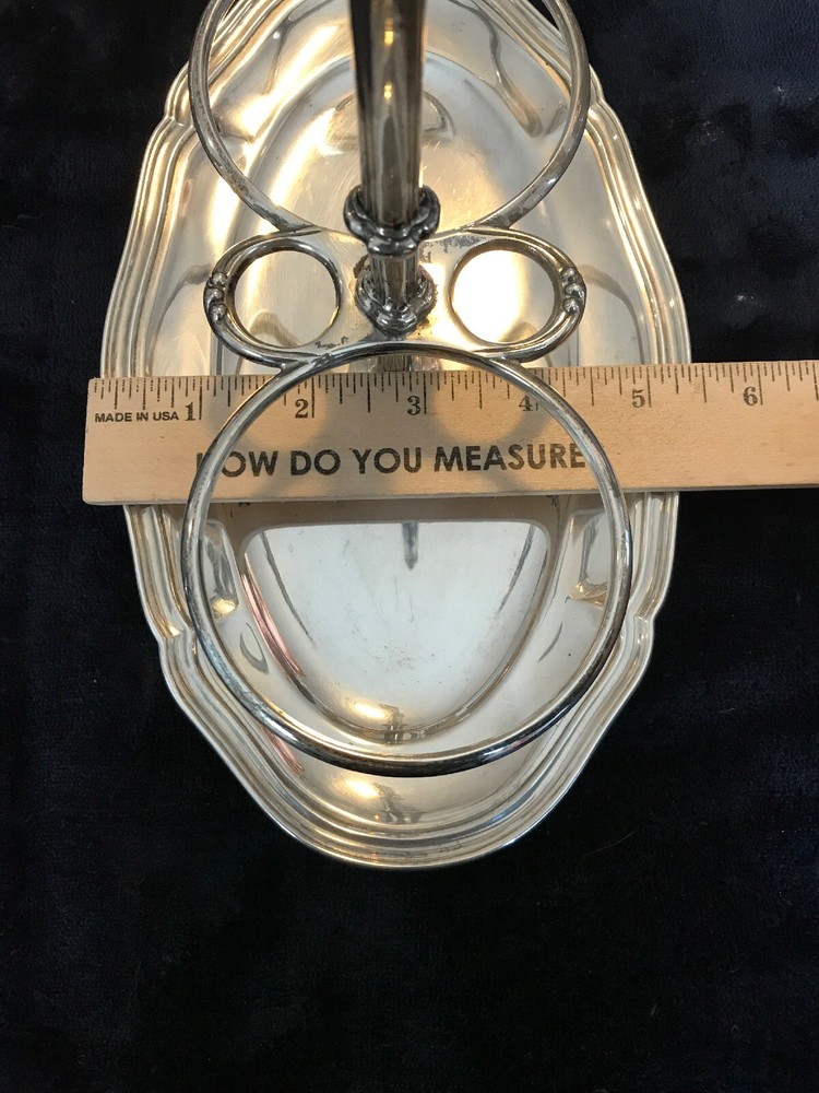 800 Silver Oil & Vinegar Holder