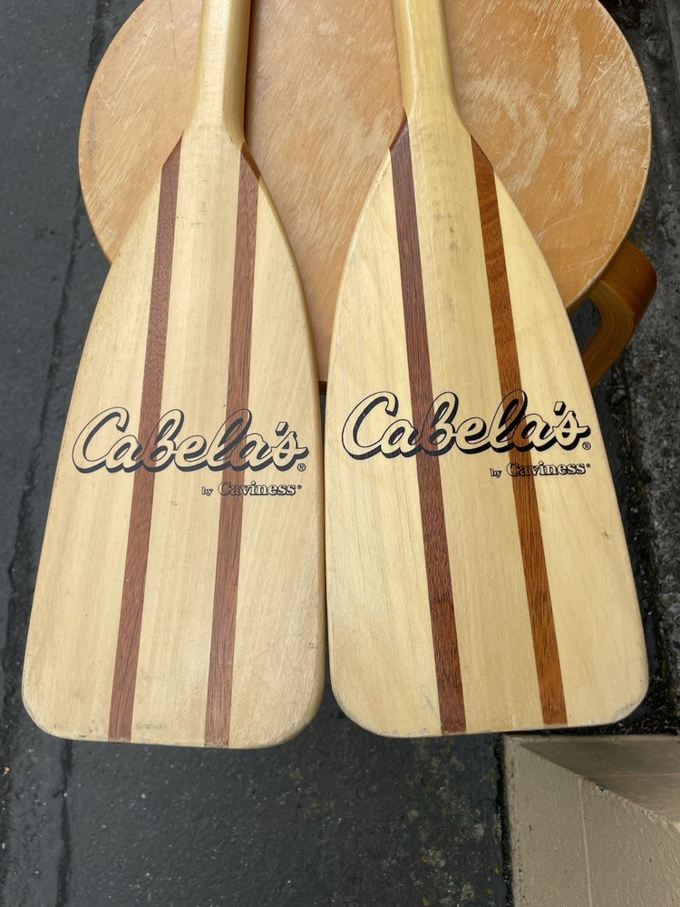 Two Cabela’s Caviness Short Canoe Paddles