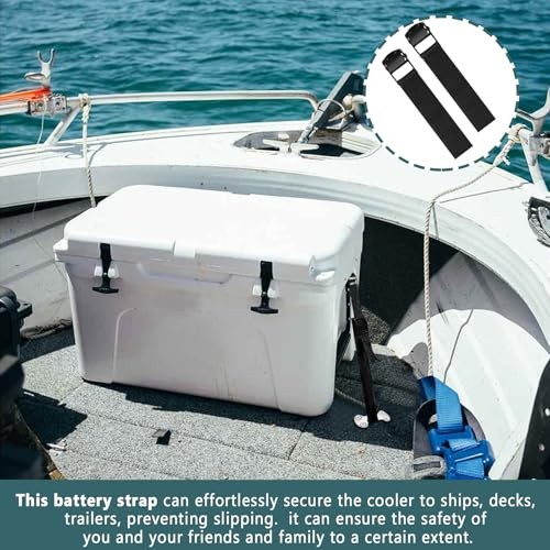 Cooler Tie Down Kit 2*57" Straps+2*Heavy Pads