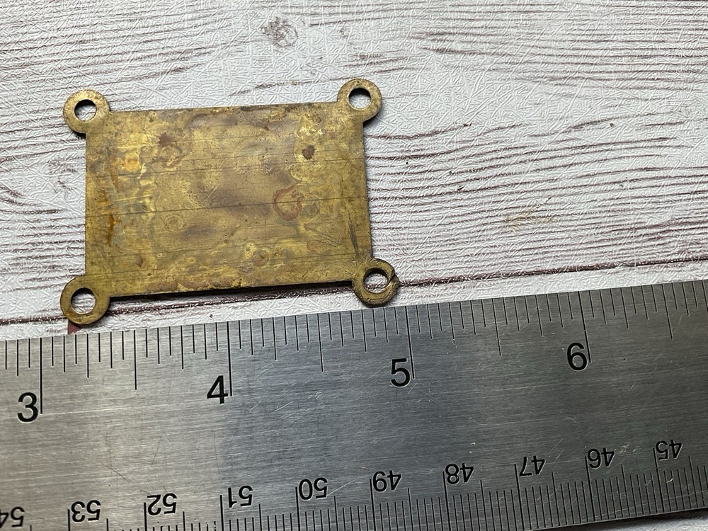 ORIGINAL WWI US AIRCRAFT DATA NAME PLATE - 1917