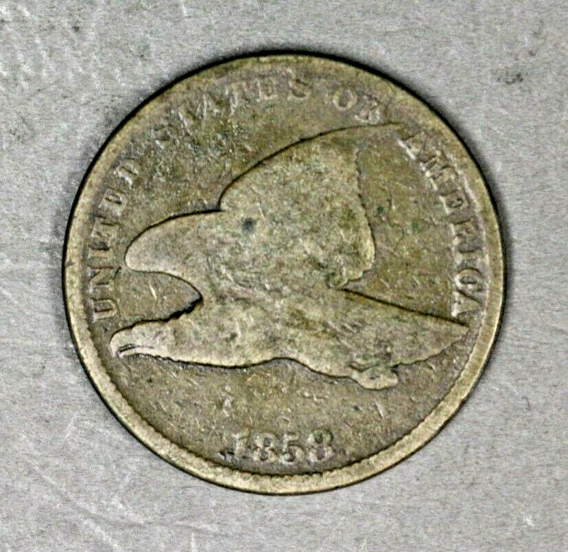 US 1858 Flying Eagle Penny A3054