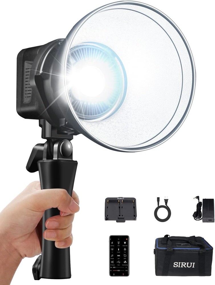 SIRUI C60 LED Video Light, 60W COB Continuous Lighting 5600K Daylight