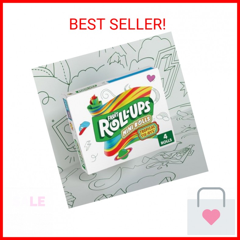 Fruit Roll-Ups Tropical Tie-Dye Mini Roll-Ups 4 CT