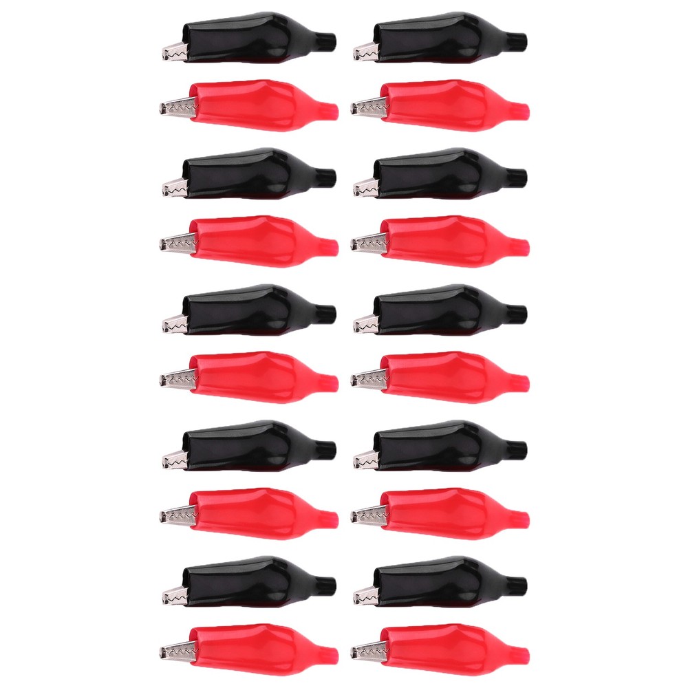 20pcs 28MM Metal Clip Electrical Clamp For Testing Probe Meter Part