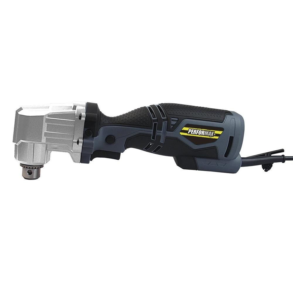 Performax 5-Amp Corded 3/8" Right Angle Drill Driver Compact Variable-Speed