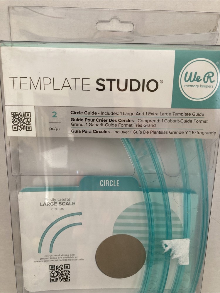 We R Memory Keepers Template Studio Large Scale Circles