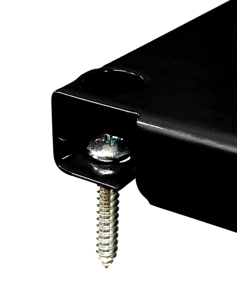 4 Ft Metal Pegboard Organizer Tool Storage Kit, Black Large