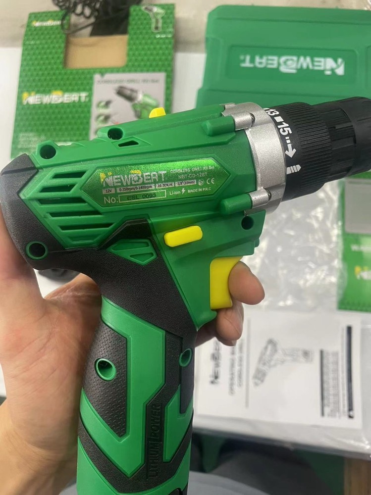 Multi-function 12V Electric Drill Screwdriver Kit Variable Speed w/ Flexible Sha