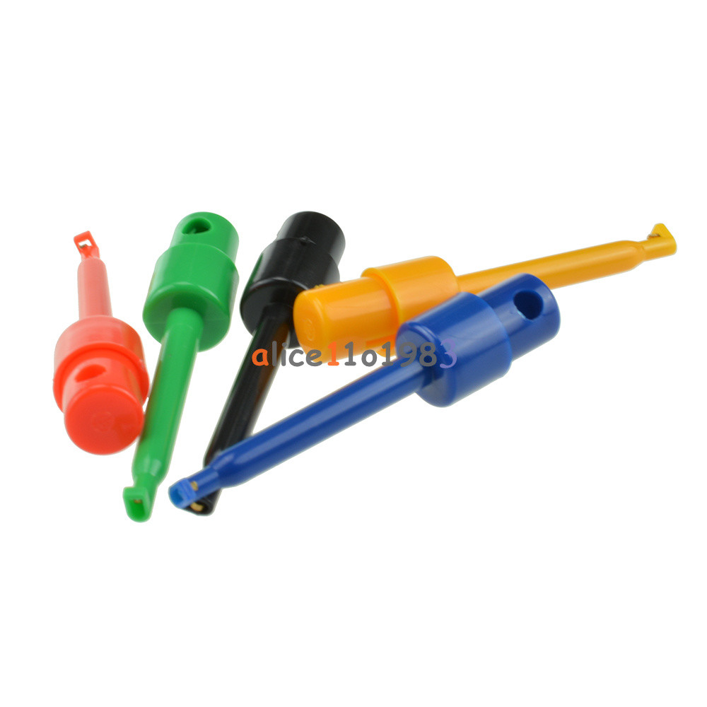 20pcs Large Size Round Single Hook Clip Test Probe for Electronic Testing