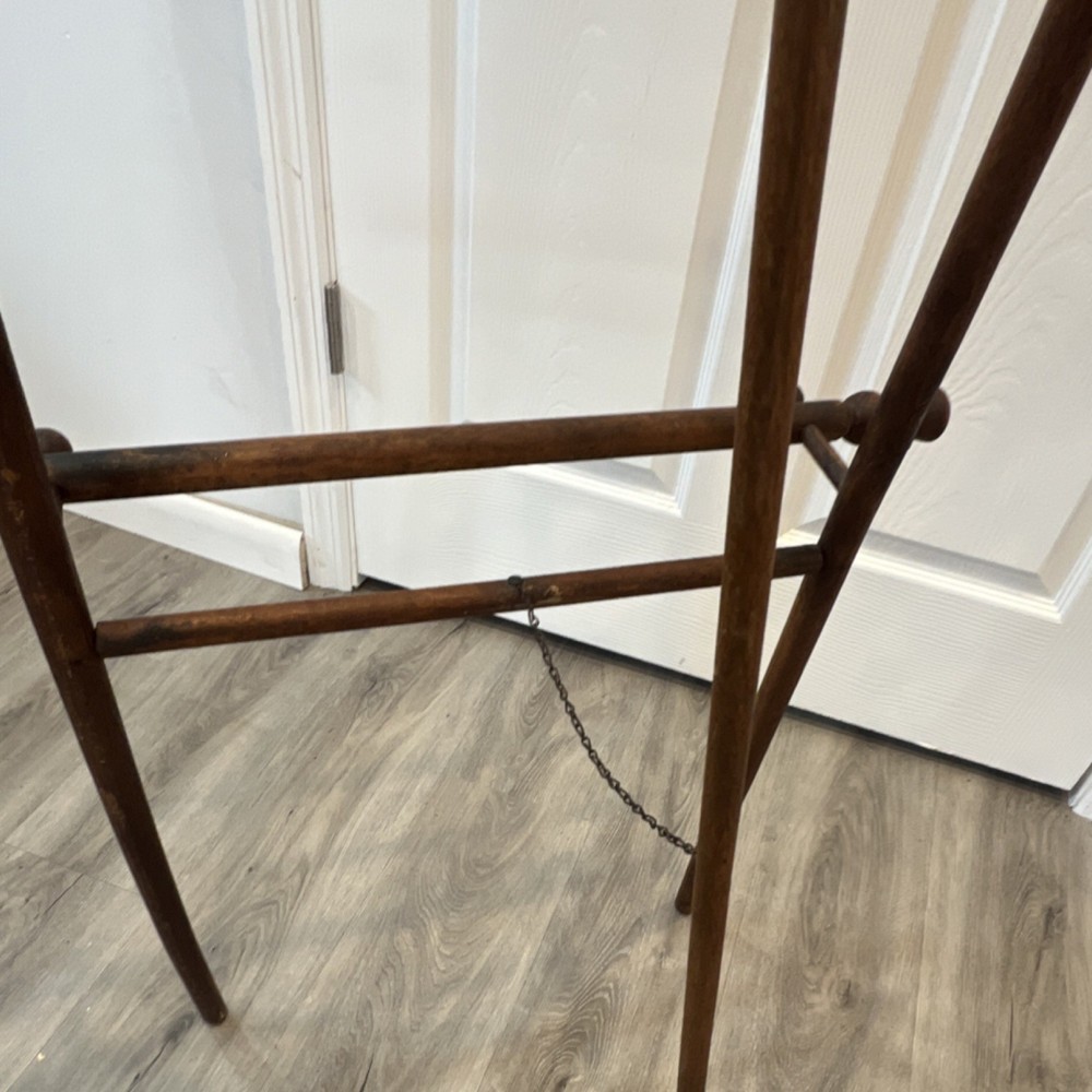 Wooden Display Easel with Decorative Spindles and Knobs, Approx. 60" Tall