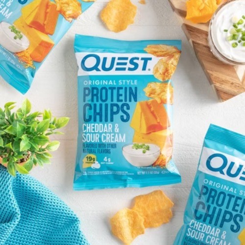 Quest Nutrition Protein Chips - Cheddar & Sour Cream