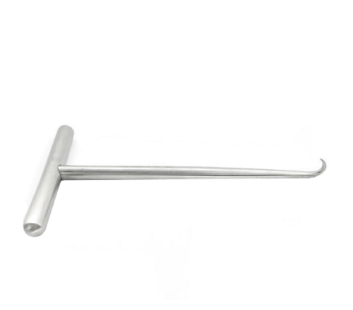 ASKIN Mfg. Bone Hook with T handle, 14mm Deep, 7"